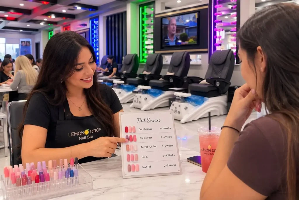 How Long Does Each Nail Service at Lemon Drop Nail Bar Actually Last