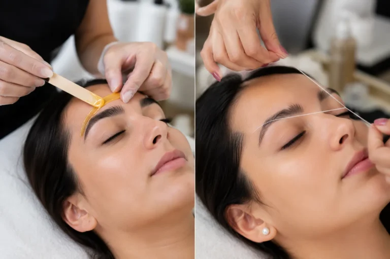 Eyebrow Waxing vs Threading
